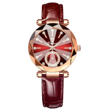 Diamond Steel Waterproof Watch