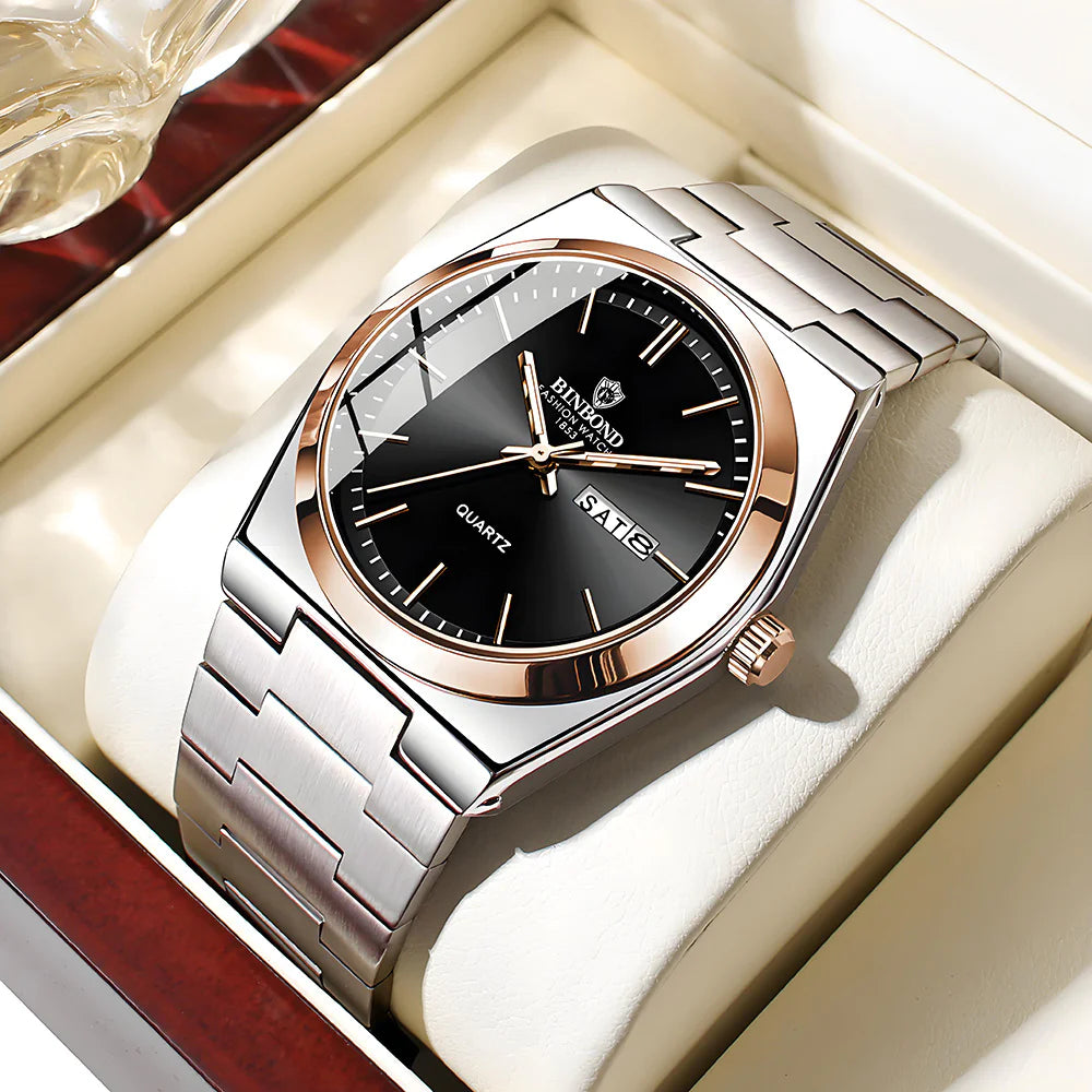 Men's Stainless Steel Quartz Watch