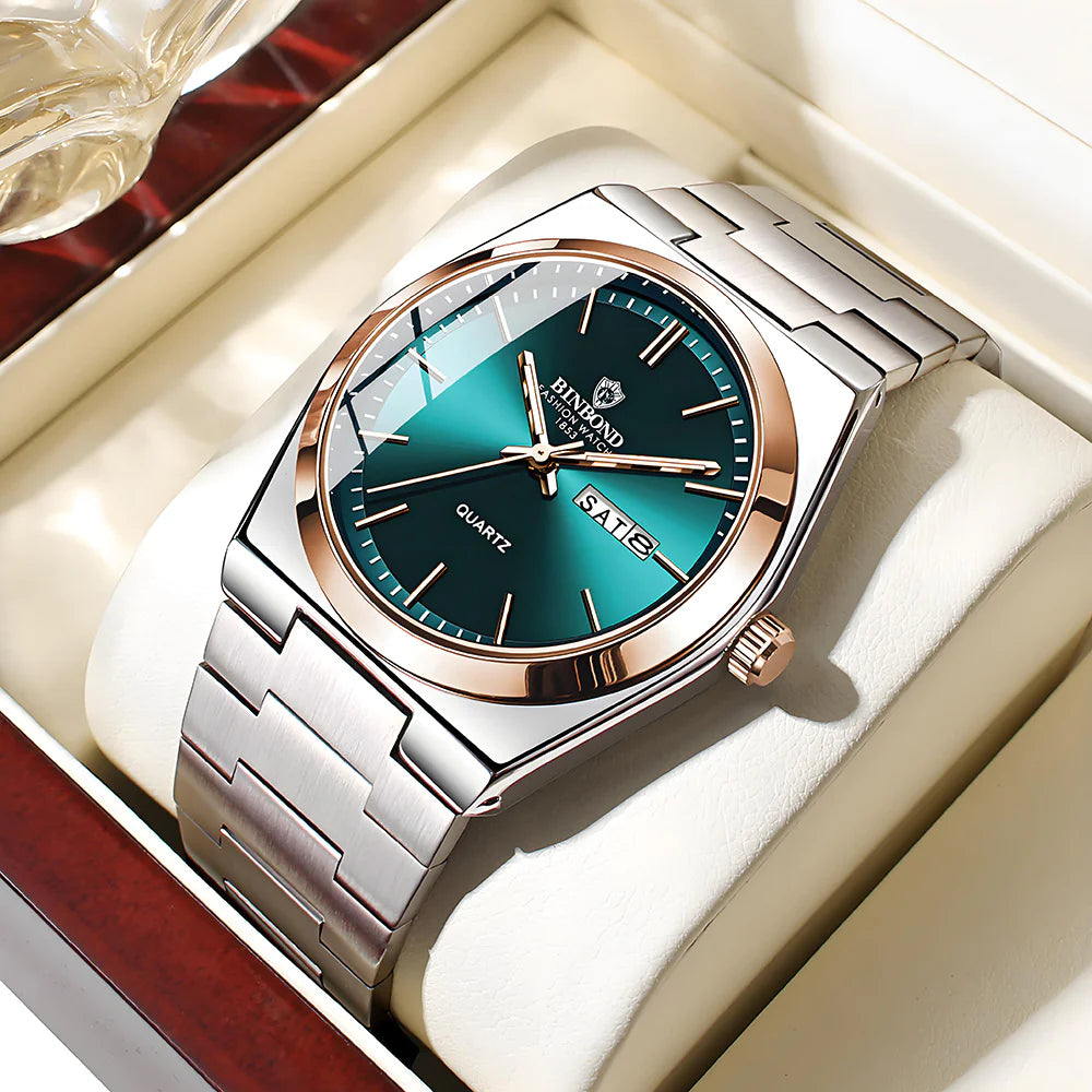 Men's Stainless Steel Quartz Watch